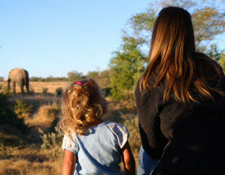 Family safari in Kenya